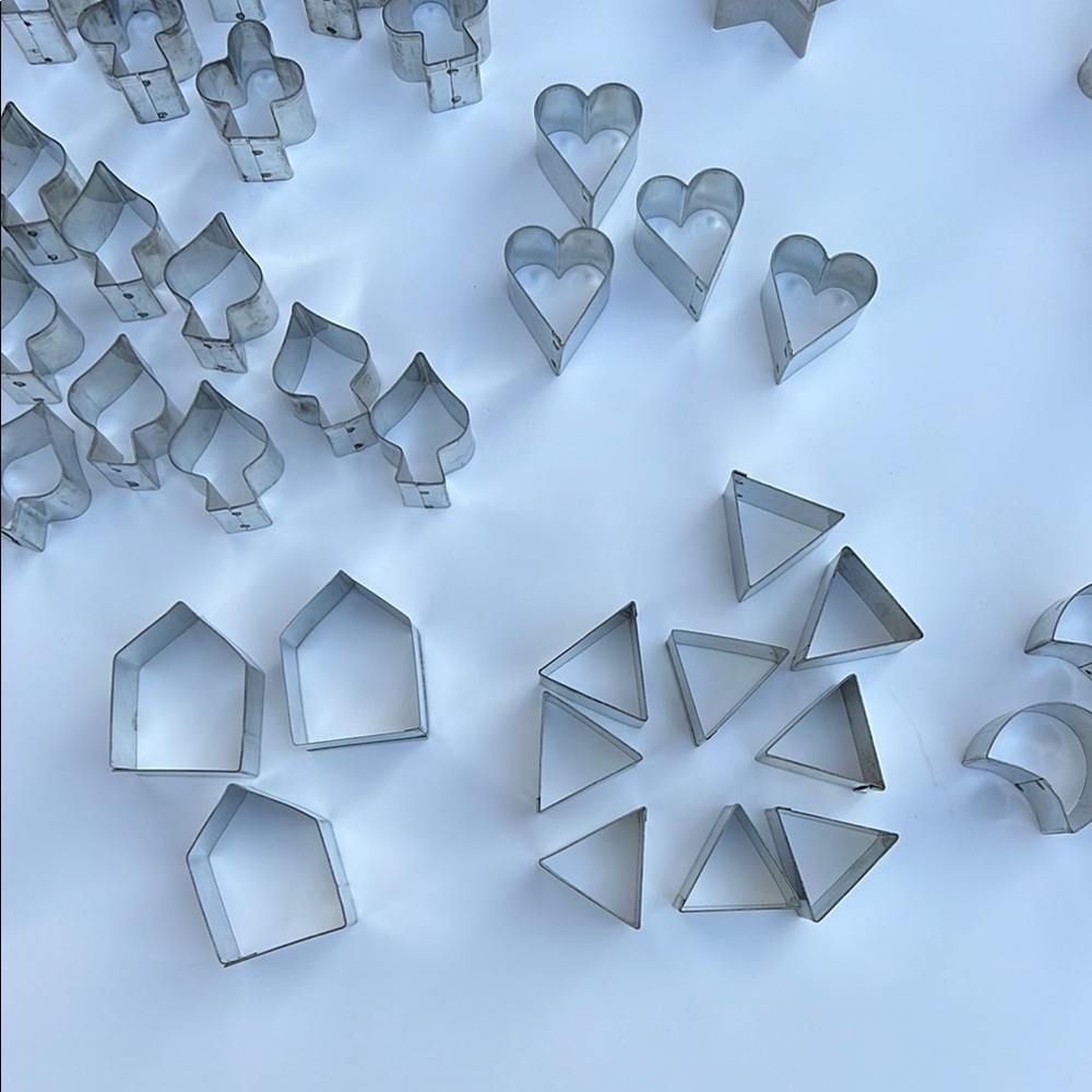 Source Unknown Silver Cookie Cutter Set - Picture 5 of 8